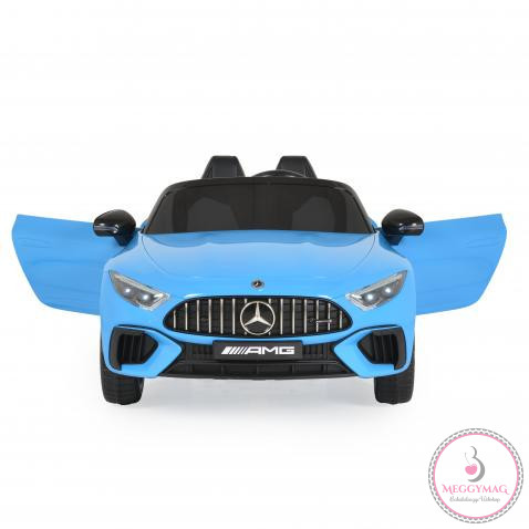 BO DK-SL63 MERCEDES elektromos kisautó 2 motor, 125cm, 35kg-ig KÉK