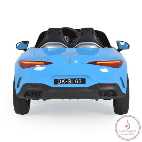 BO DK-SL63 MERCEDES elektromos kisautó 2 motor, 125cm, 35kg-ig KÉK