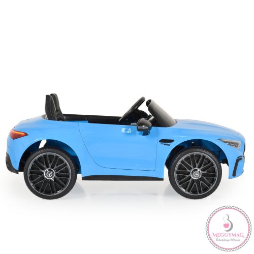 BO DK-SL63 MERCEDES elektromos kisautó 2 motor, 125cm, 35kg-ig KÉK