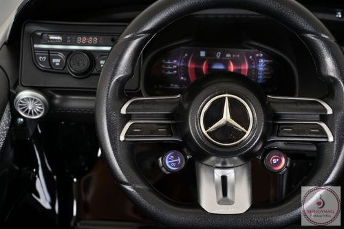 BO DK-SL63 MERCEDES elektromos kisautó 2 motor, 125cm, 35kg-ig KÉK