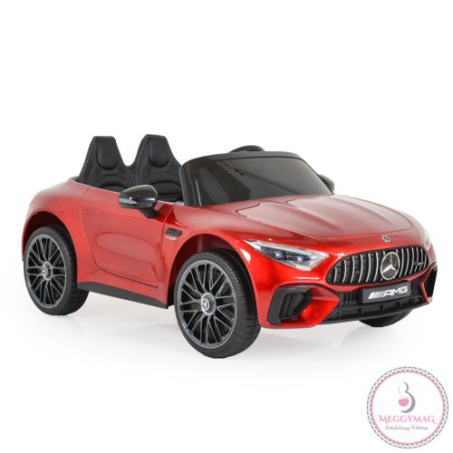 BO DK-SL63 MERCEDES elektromos kisautó 2 motor, 125cm, 35kg-ig PIROS