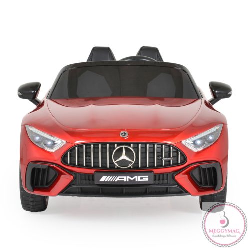 BO DK-SL63 MERCEDES elektromos kisautó 2 motor, 125cm, 35kg-ig PIROS