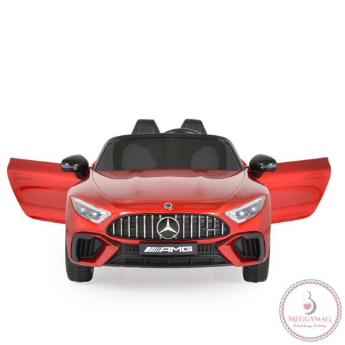 BO DK-SL63 MERCEDES elektromos kisautó 2 motor, 125cm, 35kg-ig PIROS