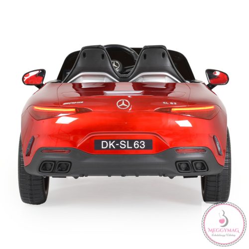 BO DK-SL63 MERCEDES elektromos kisautó 2 motor, 125cm, 35kg-ig PIROS