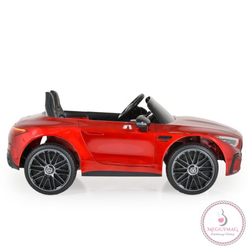 BO DK-SL63 MERCEDES elektromos kisautó 2 motor, 125cm, 35kg-ig PIROS