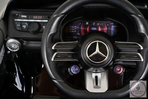 BO DK-SL63 MERCEDES elektromos kisautó 2 motor, 125cm, 35kg-ig PIROS