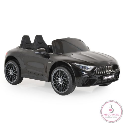 BO DK-SL63 MERCEDES elektromos kisautó 2 motor, 125cm, 35kg-ig FEKETE