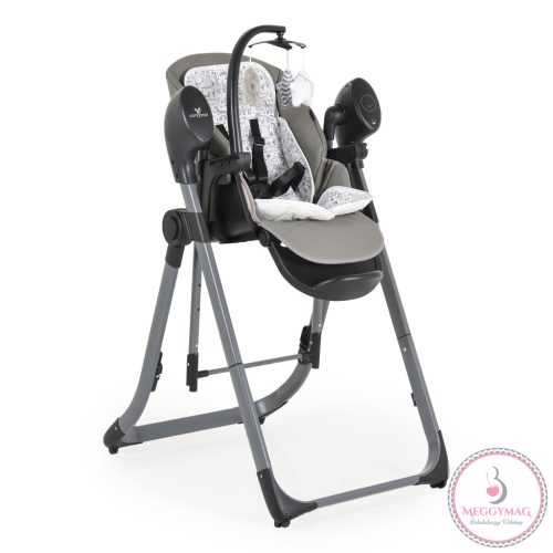 CANGAROO NIRVANA 2in1 etetőszék és hinta SZÜRKE