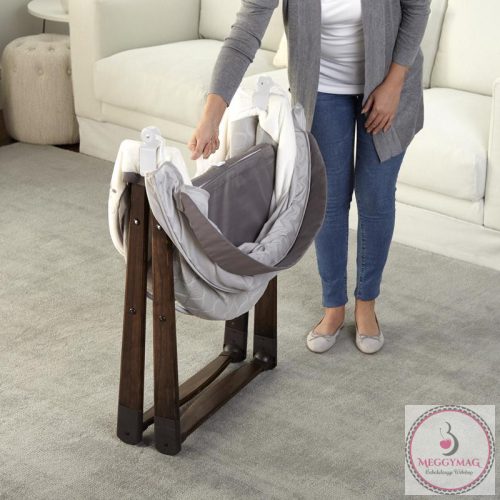 INGENUITY Összecsukható hintázóágy, fából készült 0 hó+7 kg-ig