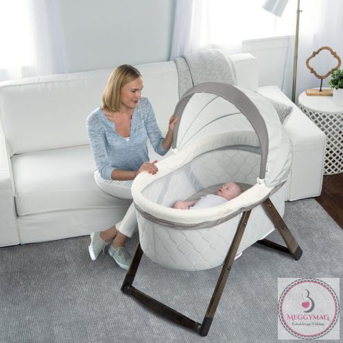 INGENUITY Összecsukható hintázóágy, fából készült 0 hó+7 kg-ig