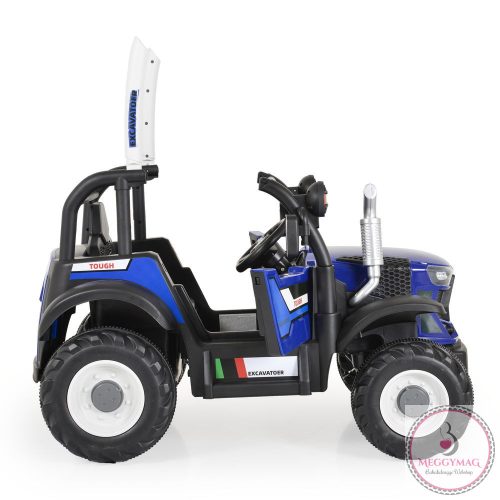 BO HARVEST traktor, elektromos, 2motoros KÉK