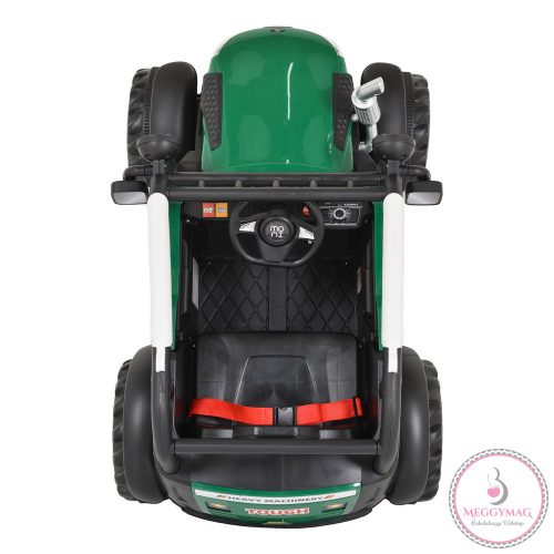 BO HARVEST traktor, elektromos, 2motoros ZÖLD