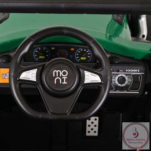 BO HARVEST traktor, elektromos, 2motoros ZÖLD