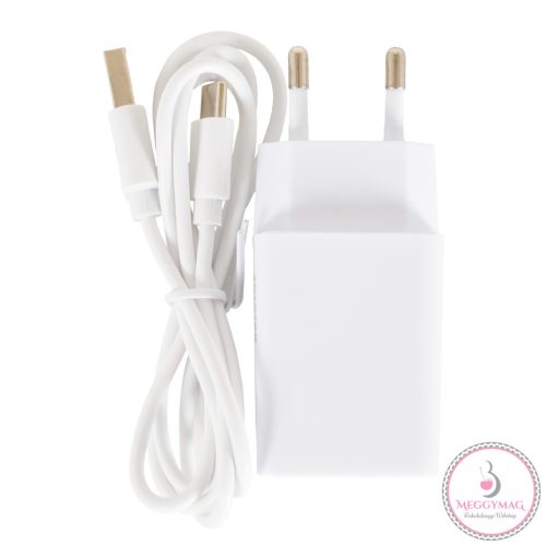 WEST bébiőr, kamera, 3.0Mp, wifis, 4G, babaforma SZÜRKE/kék