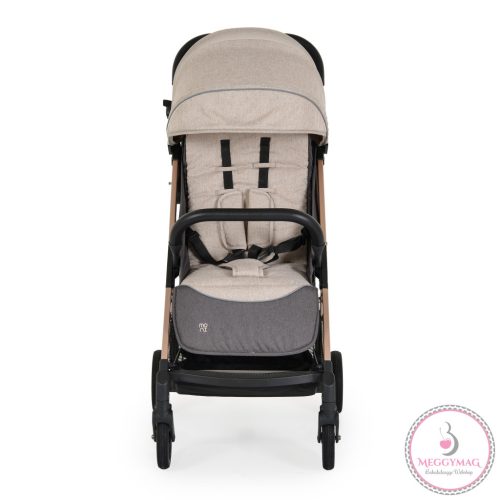 BERLIN PRÉMIUM utazó babakocsi, 1 gombbal csukható, 22kg BÉZS