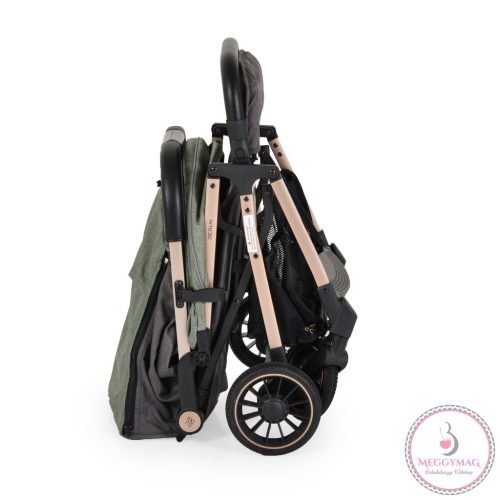 BERLIN PRÉMIUM utazó babakocsi, 1 gombbal csukható, 22kg ZÖLD