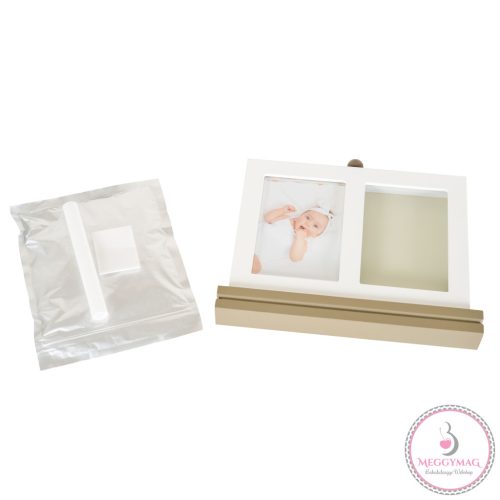 MOULD MY PRINT kéz- láblenyomat készítő képkerettel, KÉSZLETEN A BOLTBAN!