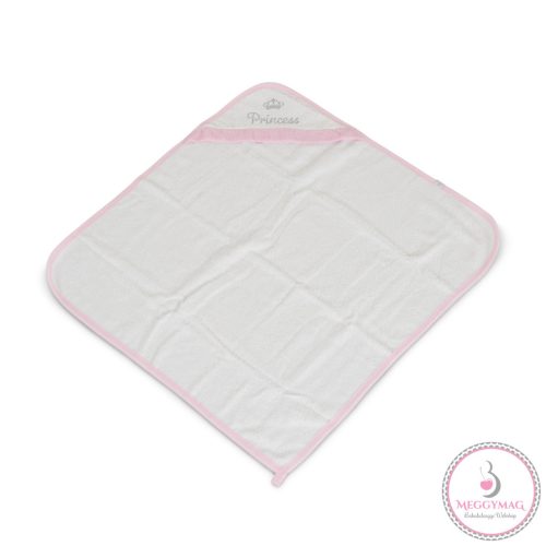 Princess törölköző 75*75cm frottier PINK/rózsa