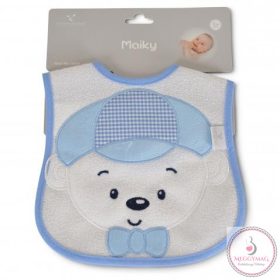 MAIKY előke 2 rétegű, tépőzáras, fiú KÉK