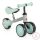WEE mini futóbicikli 3 kerekű járgány, elöl 2 kerék, világító hátsó kerékkel ZÖLD