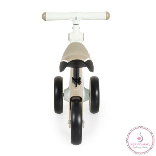 LIL'S mini futóbicikli 3 kerekű járgány, elöl 2 kerék, elfordítható kormánnyal BÉZS