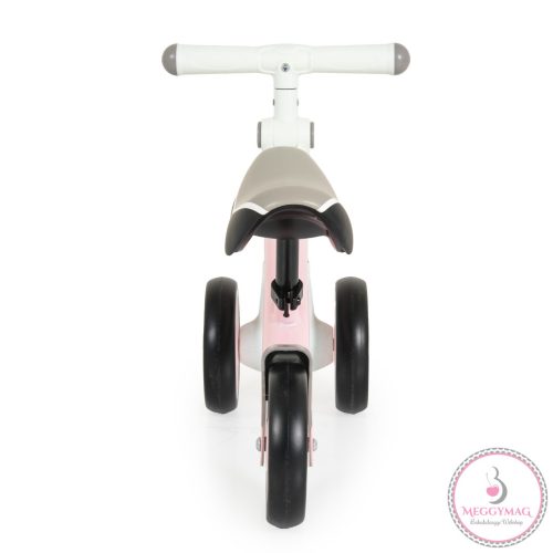 LIL'S mini futóbicikli 3 kerekű járgány, elöl 2 kerék, elfordítható kormánnyal PINK/rózsa
