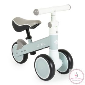   LIL'S mini futóbicikli 3 kerekű járgány, elöl 2 kerék, elfordítható kormánnyal SZÜRKE