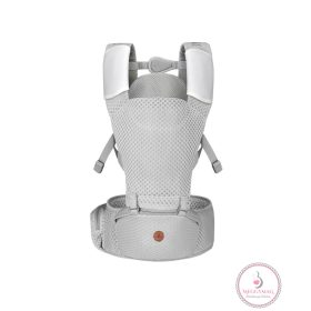   MISTRAL bébi hordozó 3 poziciós, ergonomikus, hálós VSZÜRKE