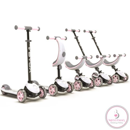 4IN1 MOTION multifunkciós átalakítható roller, 20-50kgig PINK