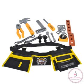   Power Tools FIÚ játék szerszámszett dobozban SÁRGA/FEKETE, KÉSZLETEN A BOLTBAN!