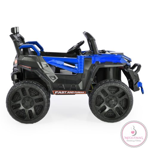 BO DUST DY-8888 elektromos autó, 4motoros, 12V/7A, 115cm BUGGY KÉK