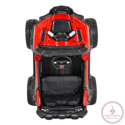 BO DUST DY-8888 elektromos autó, 4motoros, 12V/7A, 115cm BUGGY PIROS