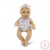 BABA 30cm  újszülött maciruhában kisnyuszival PINK