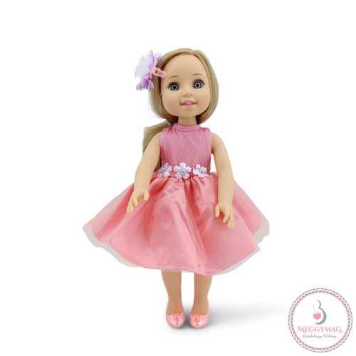 Moni BABA 38 cm-es hajasbaba, szőke, fésűvel, masnival BARACK KÉSZLETEN A BOLTBAN! 