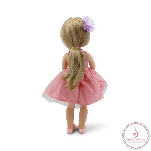 Moni BABA 38 cm-es hajasbaba, szőke, fésűvel, masnival BARACK KÉSZLETEN A BOLTBAN! 