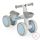 MINI RIDER ráülős 4 kerekű járgány/kismotor SZÜRKE/KÉK