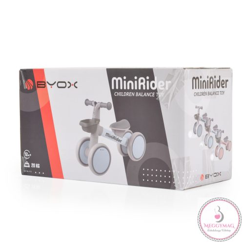 MINI RIDER ráülős 4 kerekű járgány/kismotor SZÜRKE/KÉK