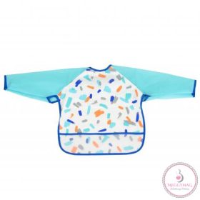 HOLDY hosszú ujjú előke zsebbel KÉK