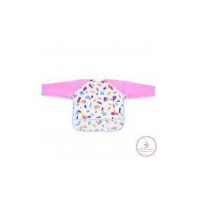 HOLDY hosszú ujjú előke zsebbel PINK