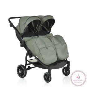 MONI TWINGO Iker babakocsi lábzsákkal V.ZÖLD