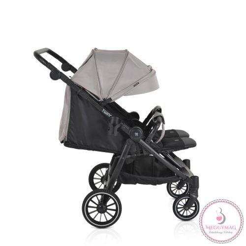 MONI TWINGO Iker babakocsi lábzsákkal VSZÜRKE/SILVER