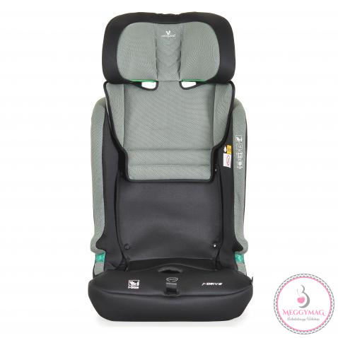 iDRIVE autós ülés 76-150cm TWILL ZÖLD