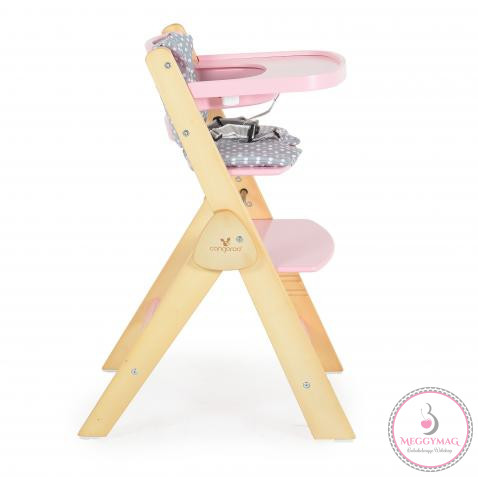 CARAMEL fa etetőszék 15kg-ig terhelhető PINK