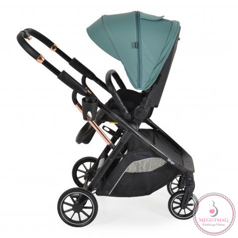 BINGO babakocsi  SZETT újszülött kortól 22kg-ig 2in1 sport+váz+hordozó MARINE ZÖLD