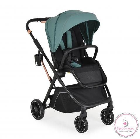 BINGO babakocsi  SZETT újszülött kortól 22kg-ig 2in1 sport+váz+hordozó MARINE ZÖLD