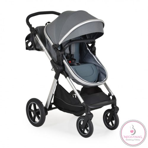 ALINA 2IN1 babakocsi SZETT átalakítható babakocsi+autós hordozó TITANIUM SZÜRKE