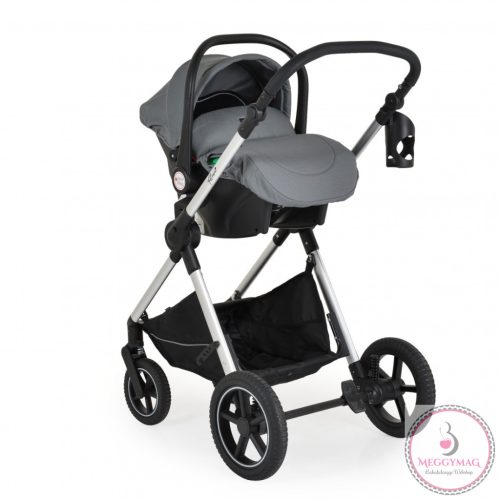ALINA 2IN1 babakocsi SZETT átalakítható babakocsi+autós hordozó TITANIUM SZÜRKE