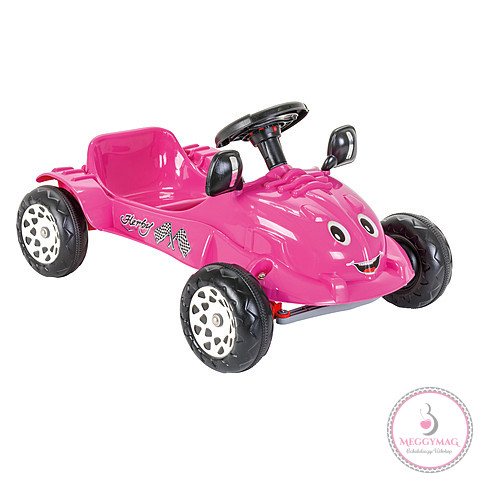 Pilsan Herby ÚJ pedálos autó, gokart METÁL PINK