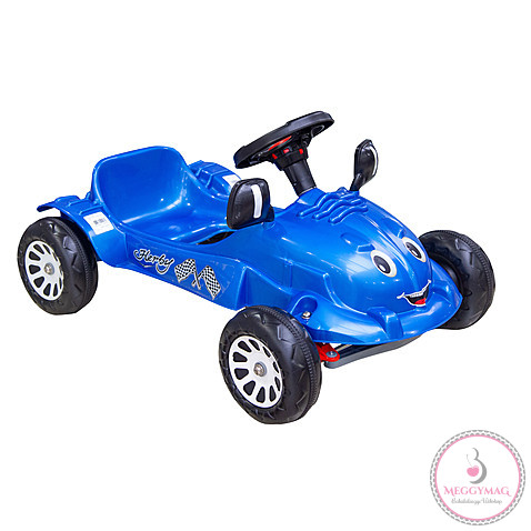 Pilsan Herby ÚJ pedálos autó, gokart METÁL KÉK