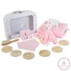 BEARLI ajándékszett takaró, játék, zokni 6in1 PINK